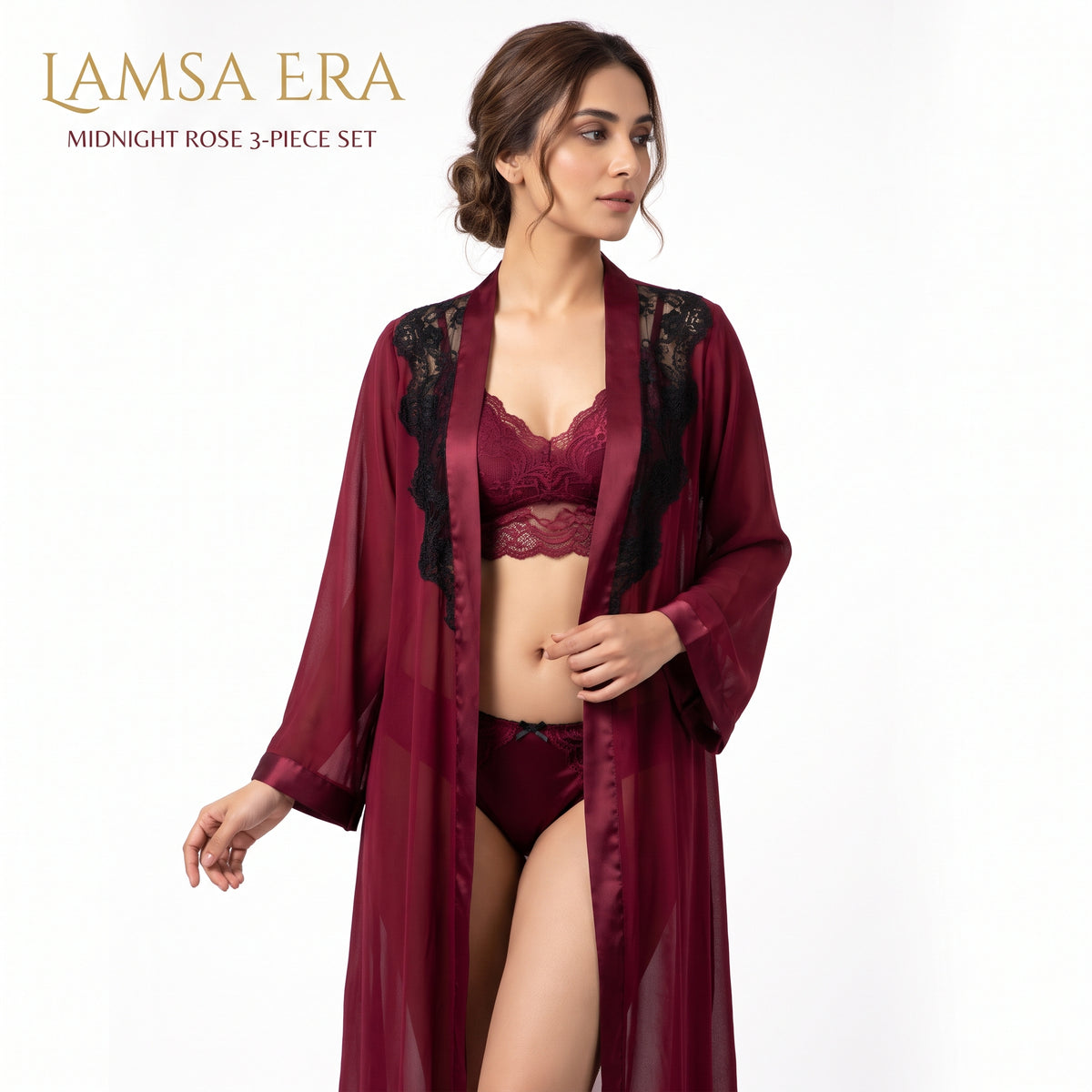 Midnight Rose 3-Piece Set