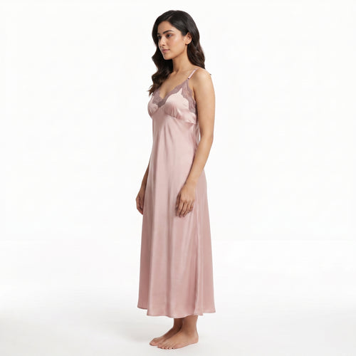 Barcelona Blush Satin Nighty