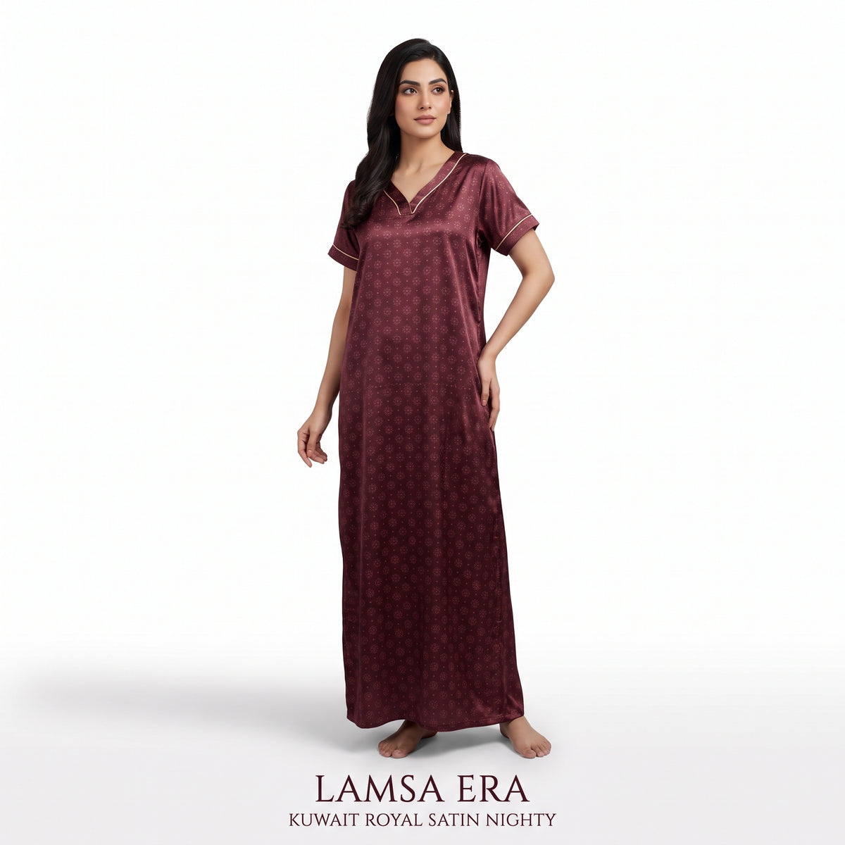 Kuwait Royal Satin Nighty